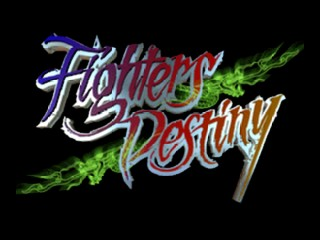 Fighters Destiny title screen for Nintendo 64